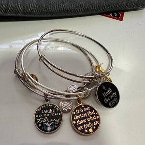 Collection of Harry Potter Alex and Ani Bracelets